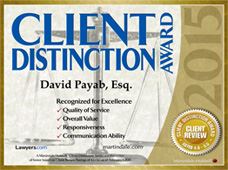 Client Distinction Award 2015 Client Distinction Award 2015
